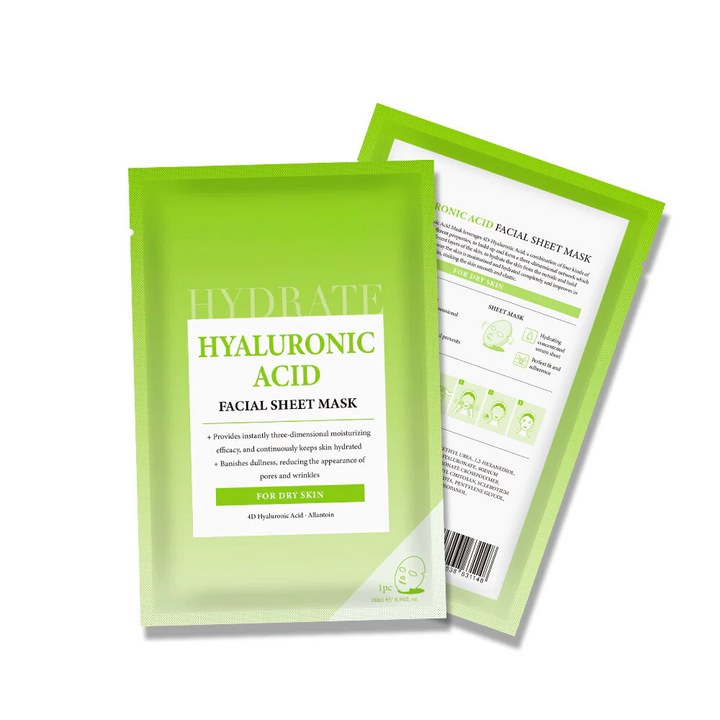 4D Hyaluronic Acid Facial Mask Packaging