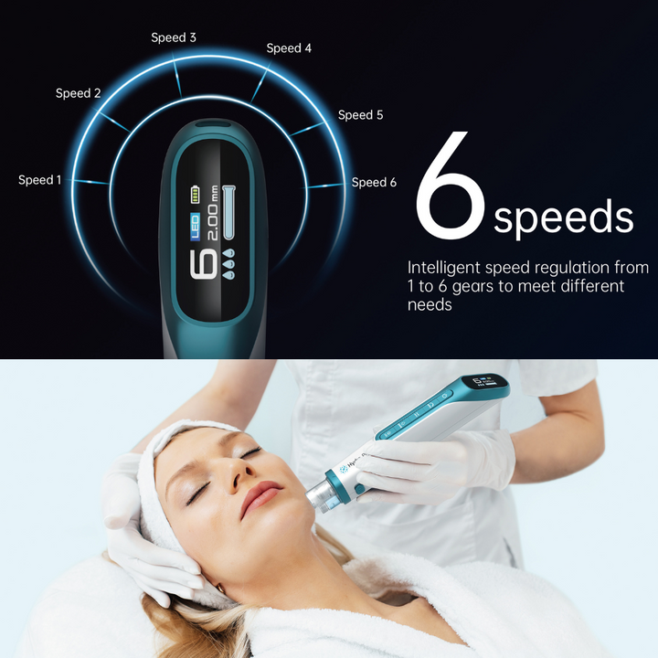 Hydra Pen H6 Advanced Serum Infusion Microneedling Pen with 6 Speed Levels