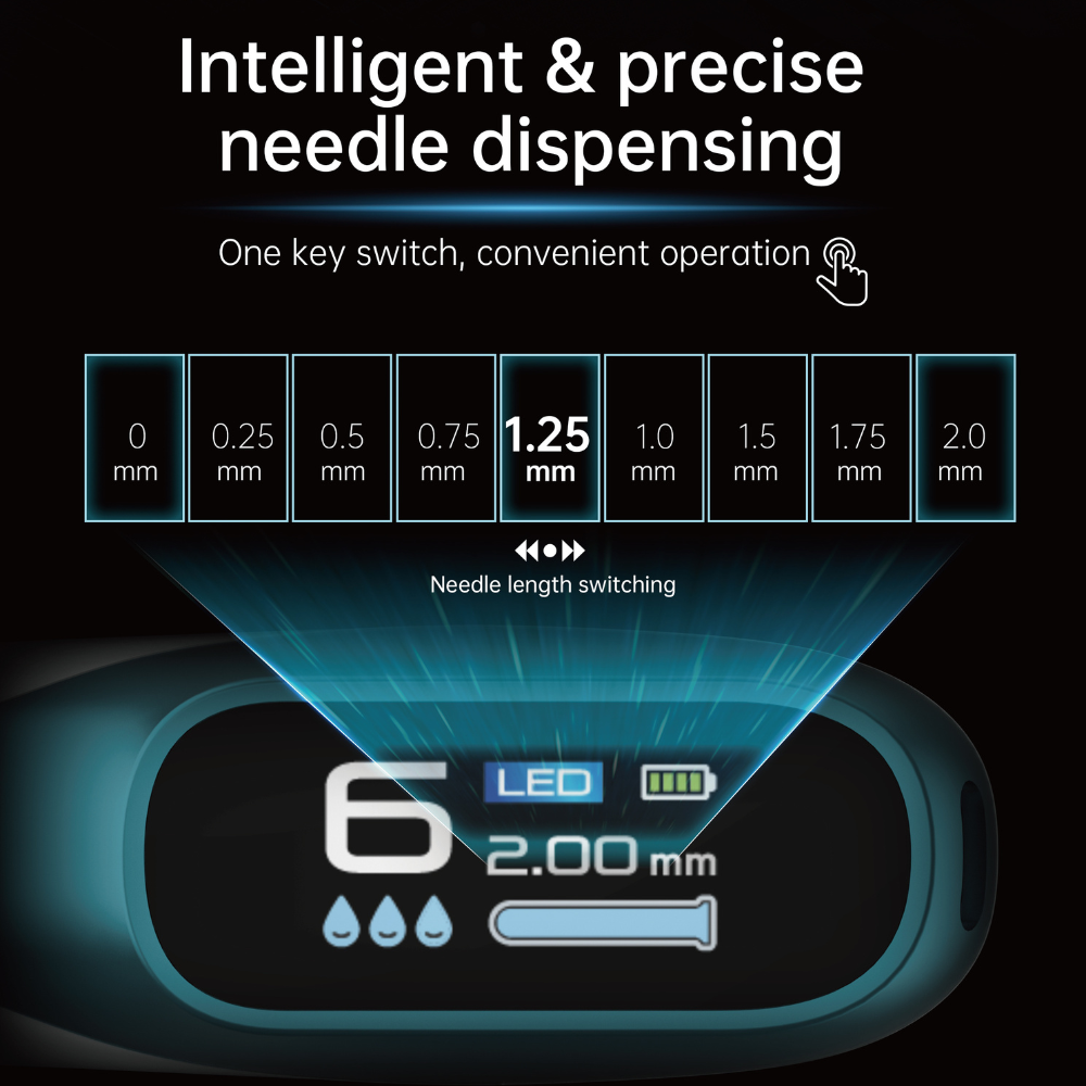 Intelligent & precise needle length switching