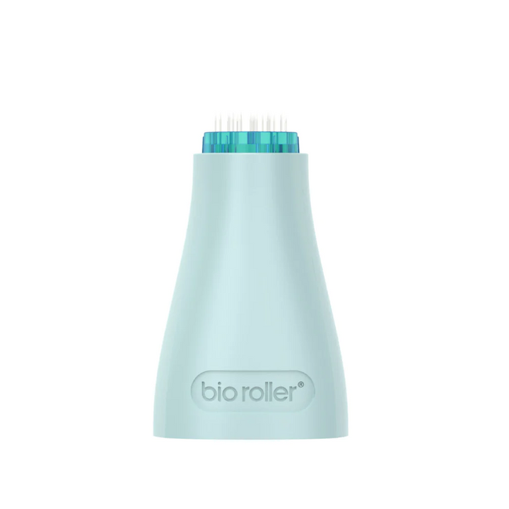 Close up to the tip of Bio Roller G10 10-in-1 Ultimate Derma Rolling Kit