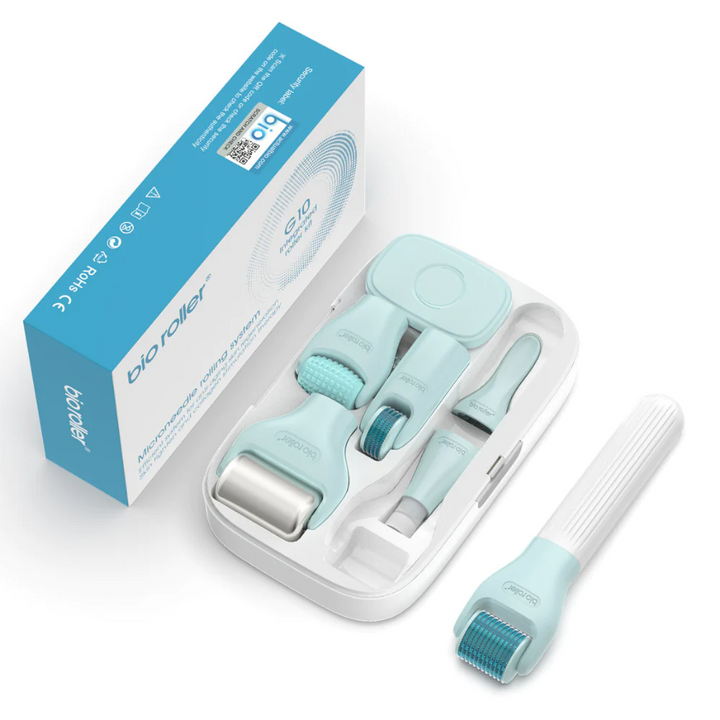 Bio Roller G10 10-in-1 Ultimate Derma Rolling Kit and its packaging
