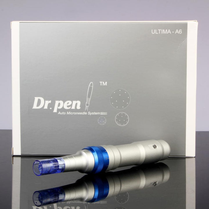 Image of Dr. Pen Ultima A6 Professional Plus device with box