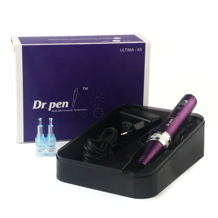 What is included in the box for Dr. Pen Ultima X5 Derma Pen 