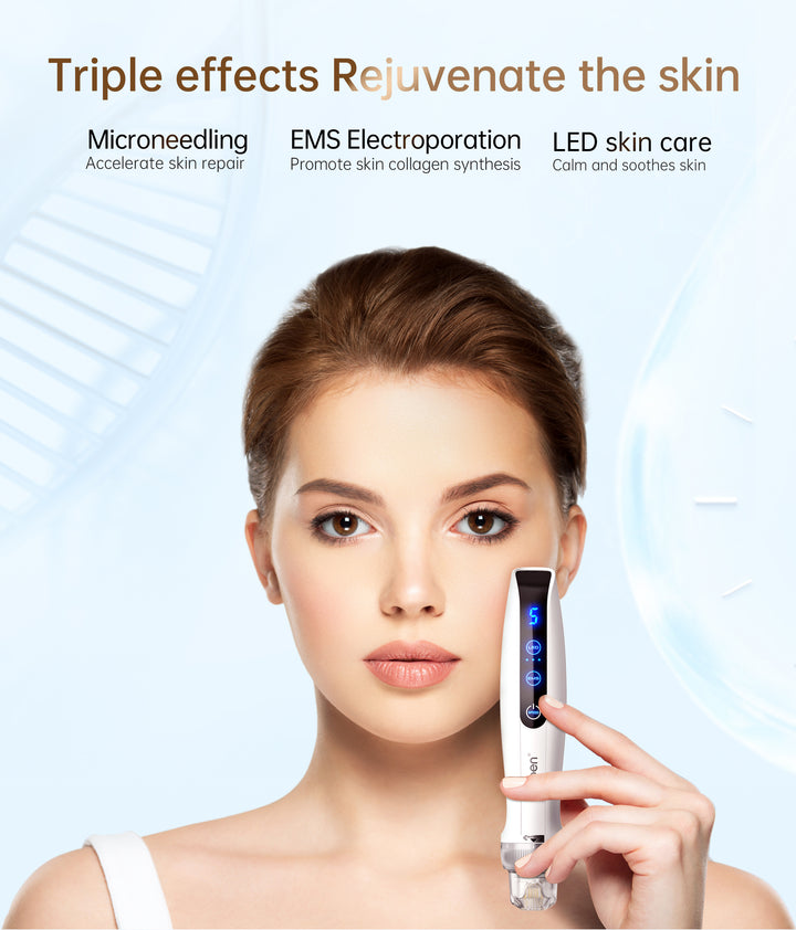 *NEW* Bio Pen Q2 By Dr. Pen 3-in-1 Microneedling Pen With LED Light Therapy and Microcurrent
