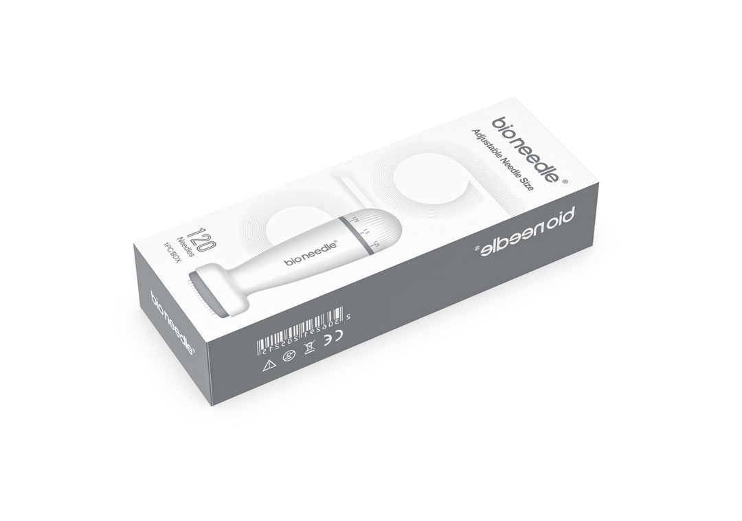Bio Needle Justerbar Derma Stamp Micro Needling-verktyg för hårväxt
