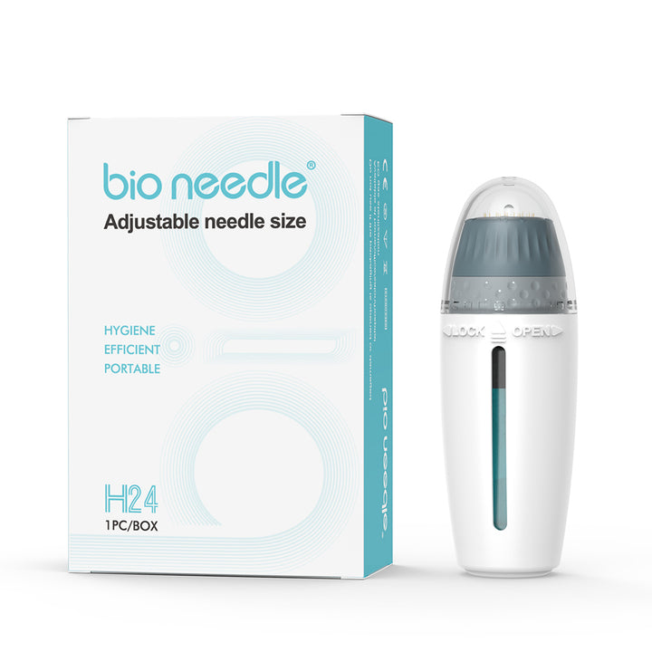 Dr. Pen Bio Needle H24 Hydra Adjustable Derma Stamp & its packaging box