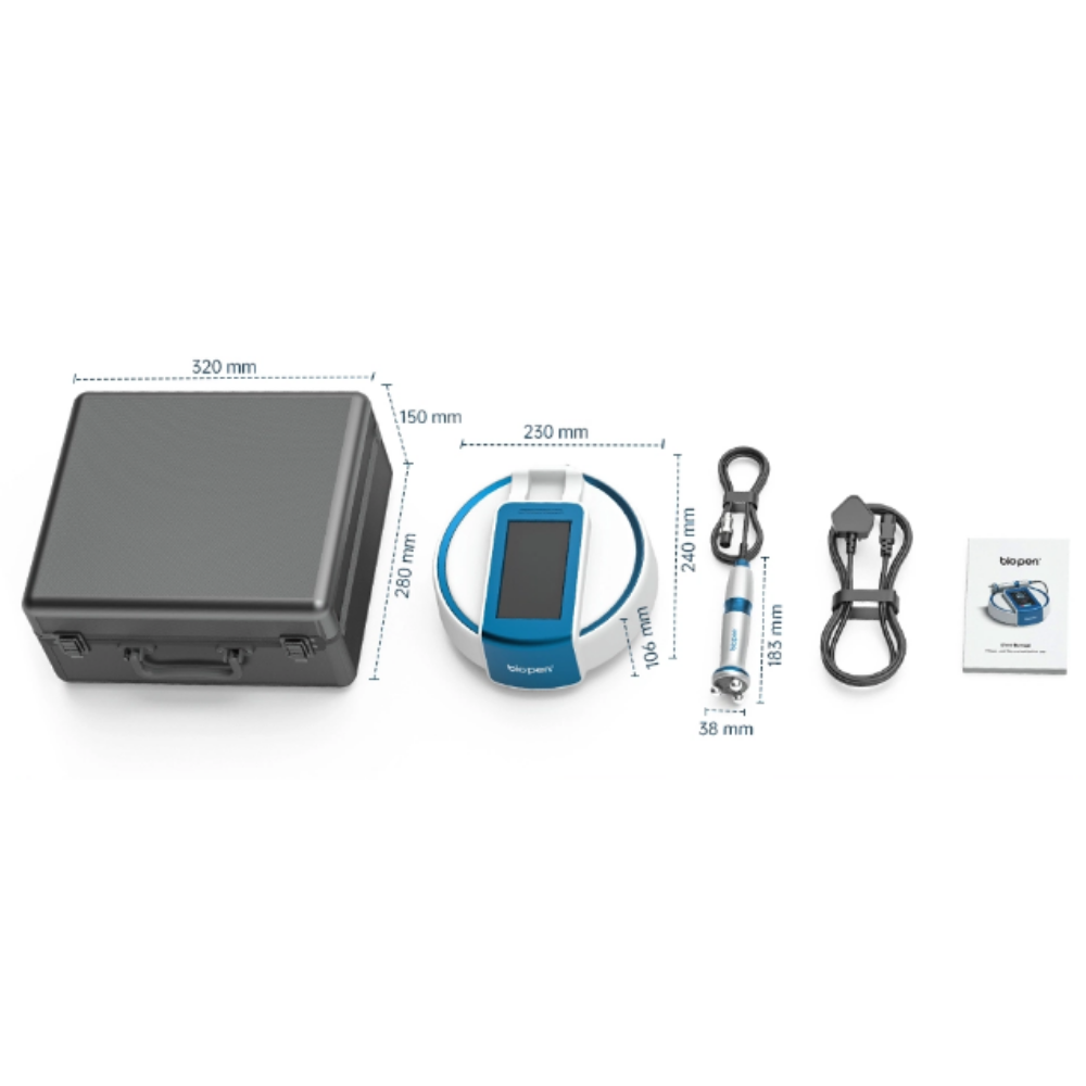 What is included in the box of Bio Pen T6 Professional Radio Frequency Skin Tightening and Lifting Device.