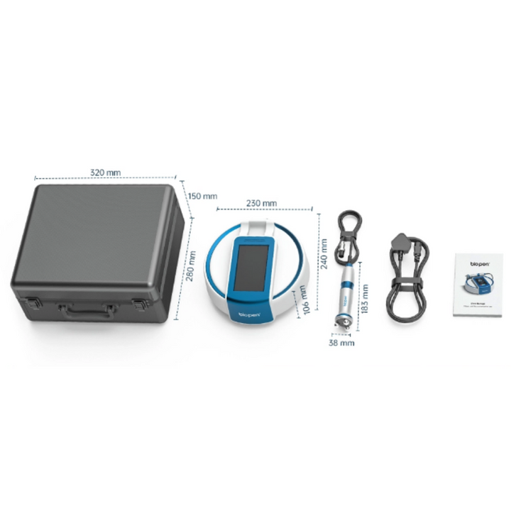 What is included in the box of Bio Pen T6 Professional Radio Frequency Skin Tightening and Lifting Device.