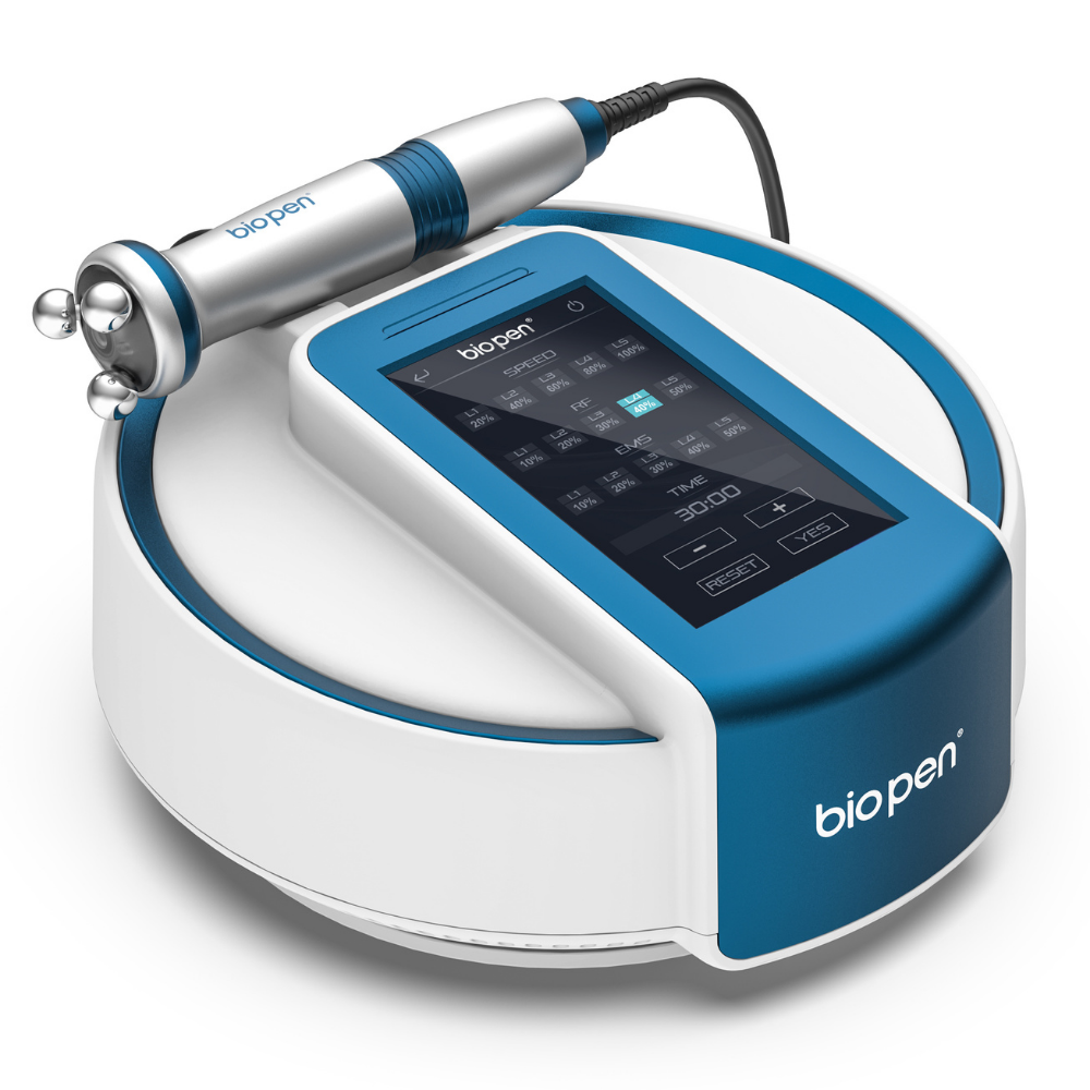 Close up of  Bio Pen T6 Professional Radio Frequency Skin Tightening and Lifting Device