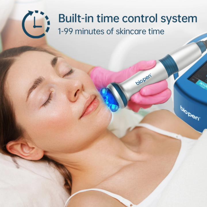 Built in time control system of Bio Pen T6 Professional Radio Frequency Skin Tightening and Lifting Device.