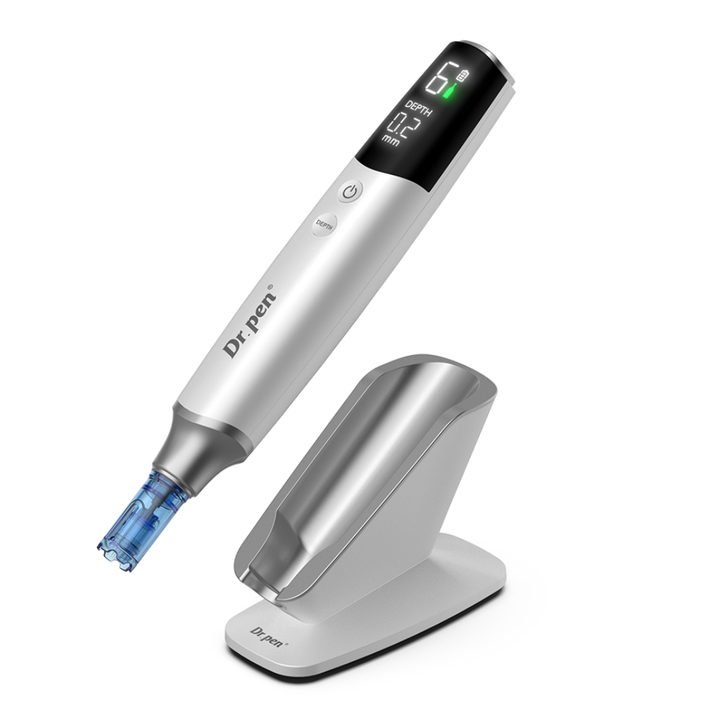 Dr. Pen M9 Microneedling Pen with digital display and Smart Induction Base (Auto-Hold)