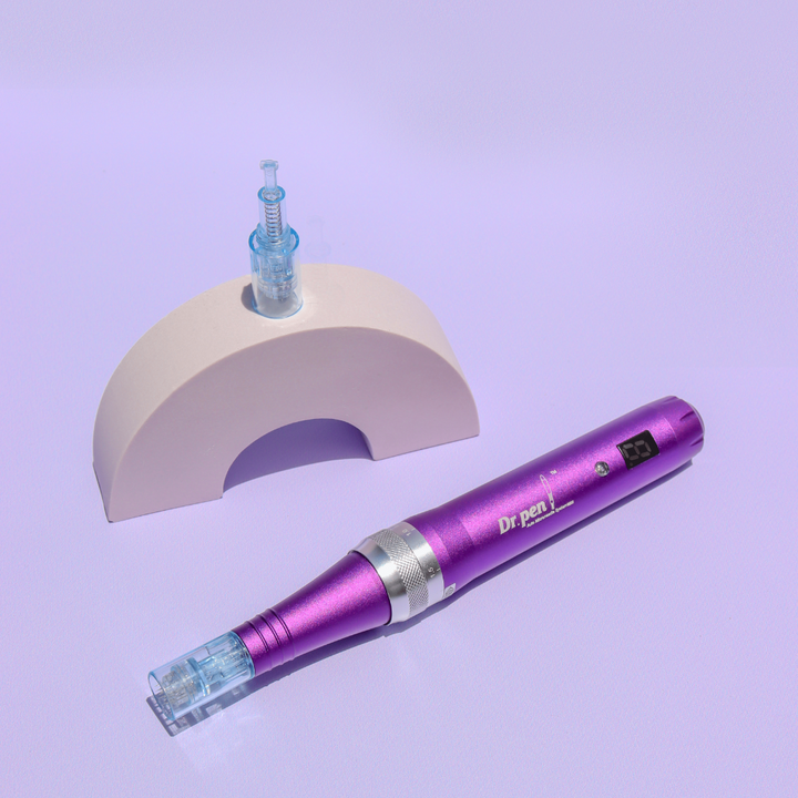 Close up image of Dr. Pen Ultima X5 & its cartridge 