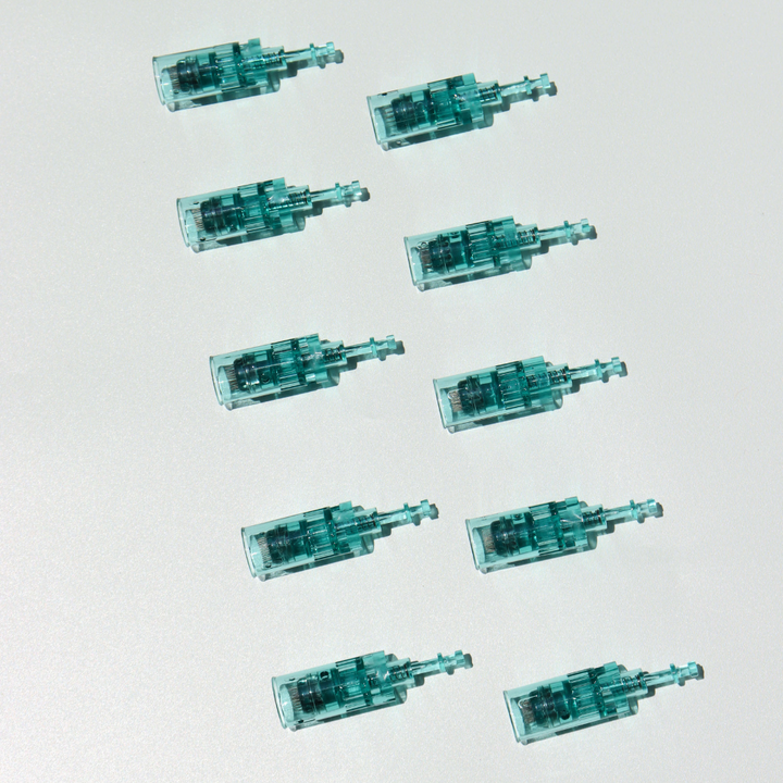10 pieces of 36-Pin needle Dr. Pen cartridge, compatible with the A6S Microneedling Pen.