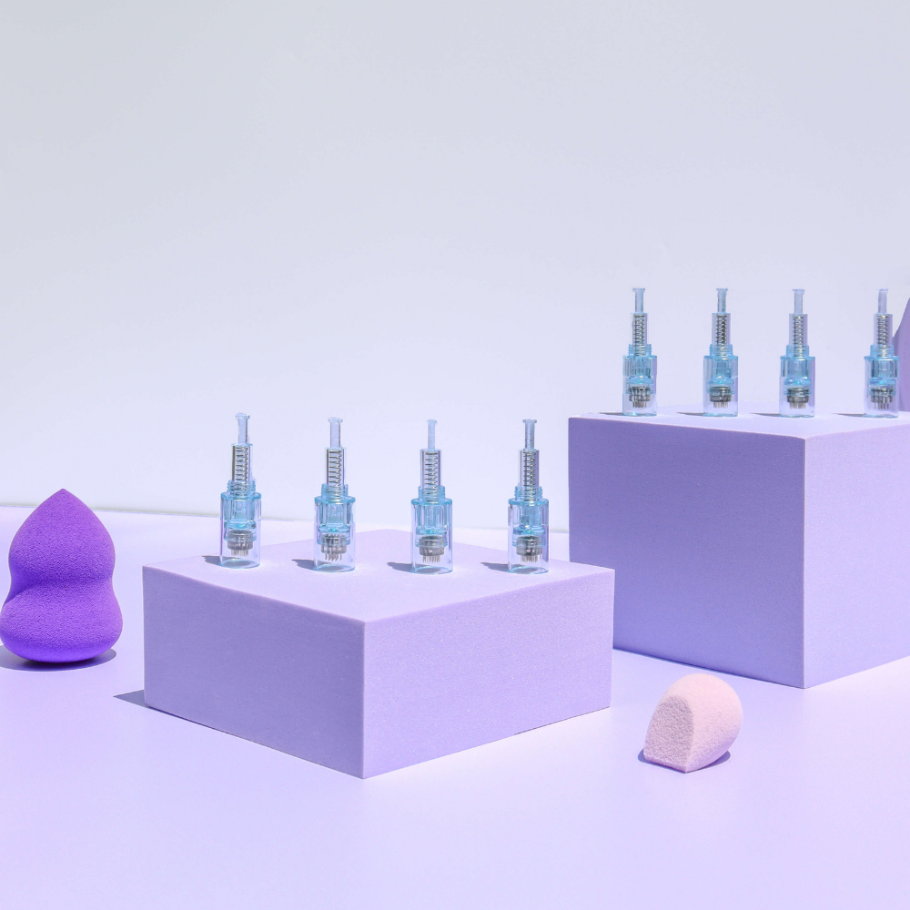 36-Pin needle cartridge for Dr. Pen X5 Microneedling Pen on display