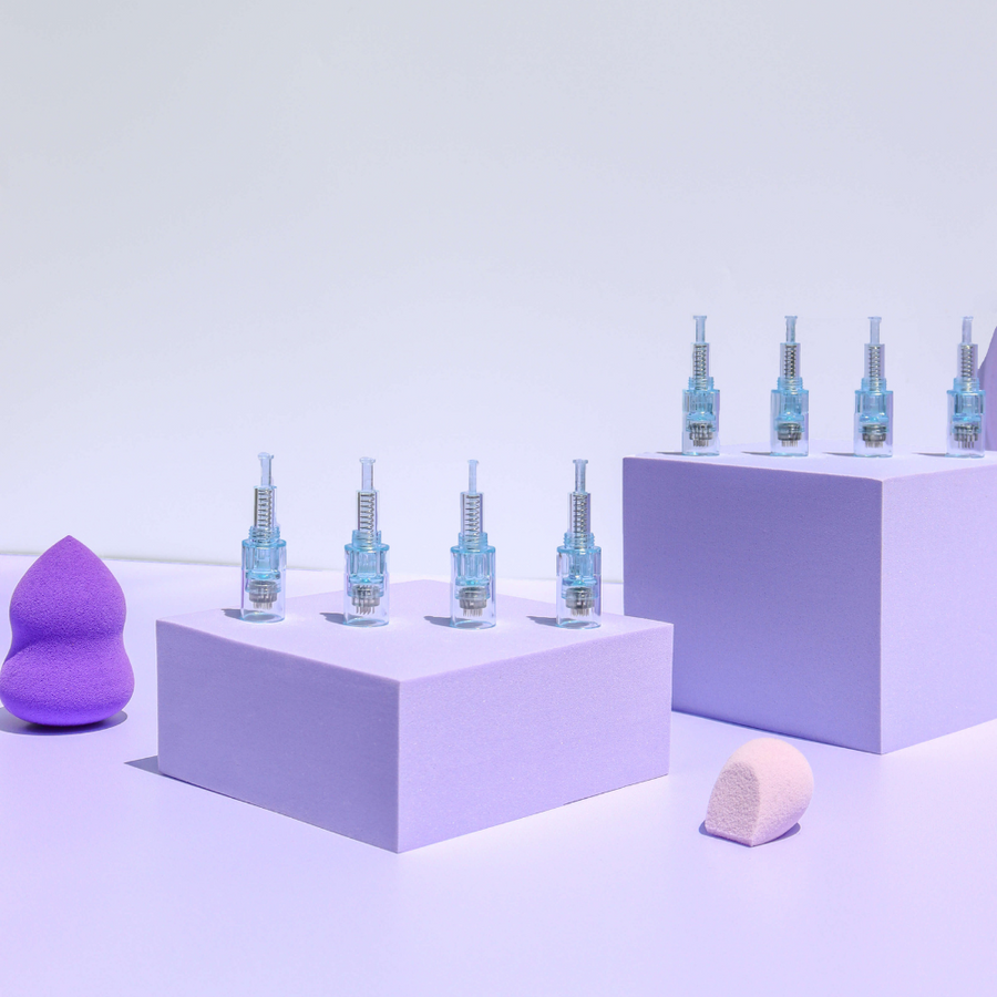 36-Pin needle cartridge for Dr. Pen X5 Microneedling Pen on display