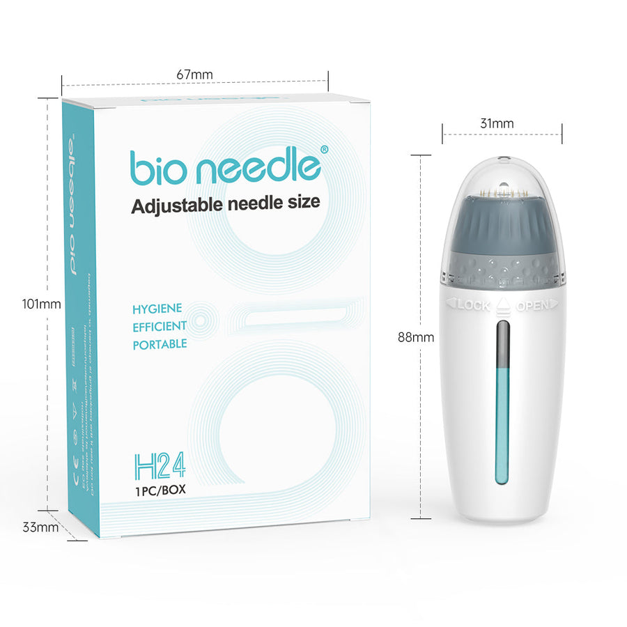Dimension of Dr. Pen Bio Needle H24 Hydra Adjustable Derma Stamp