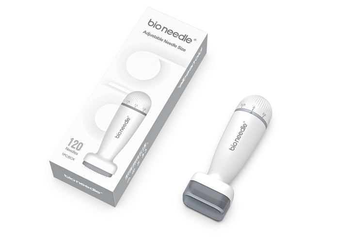Bio Needle Justerbar Derma Stamp Micro Needling-verktyg för hårväxt