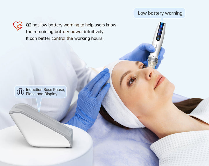 *NEW* Bio Pen Q2 By Dr. Pen 3-in-1 Microneedling Pen With LED Light Therapy and Microcurrent