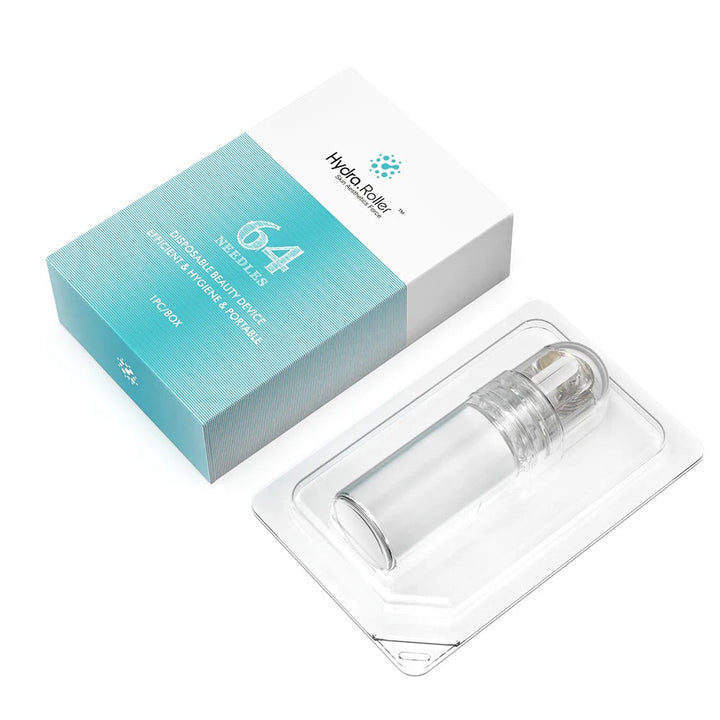 Image of Dr. Pen Hydra Roller 64 Pin  & its packaging 