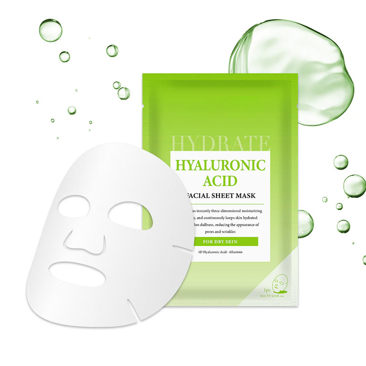 4D Hyaluronic Acid Facial Mask Close Up