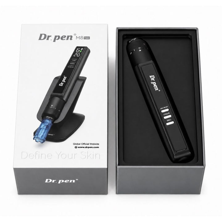 Dr. Pen M8 Max induction stand shown separated from its base
